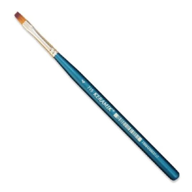 Pincel Sintetico Chato 715-04 Keramik